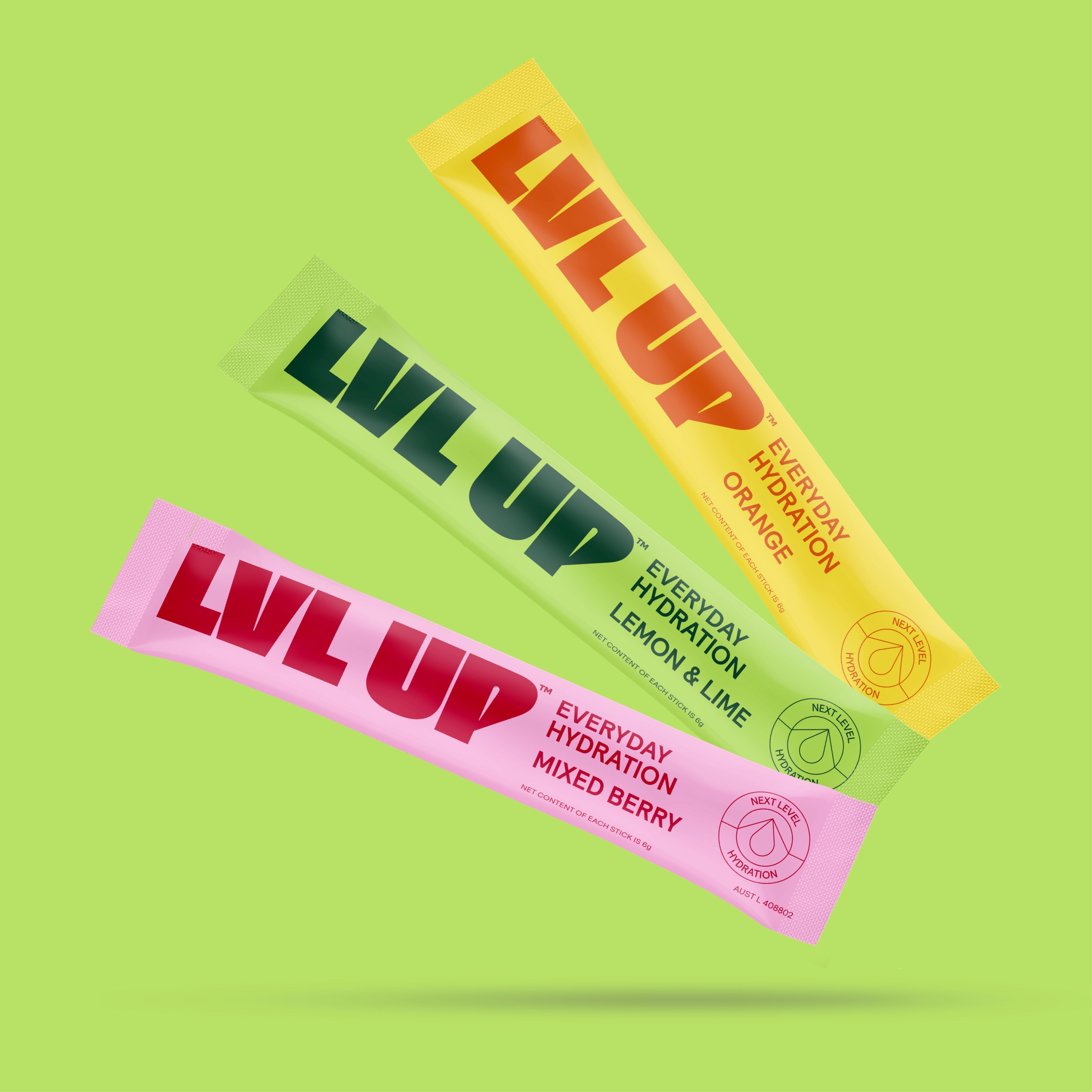 ゆゆレベルアップ　LeveL Up 2個セット HYDRATION COMBO 30 PACK – LVLUPSUPPS