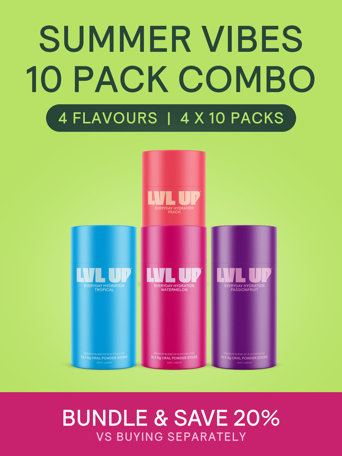 SUMMER VIBES COMBO 10 PACK