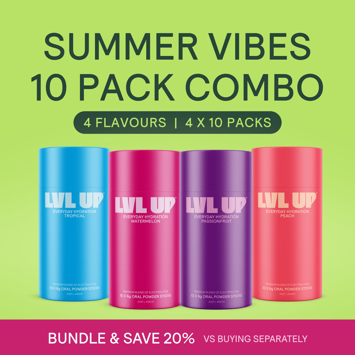 SUMMER VIBES COMBO 10 PACK