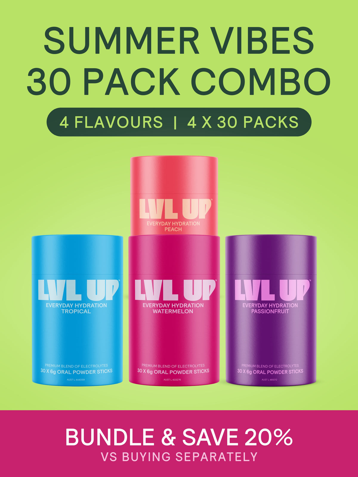 SUMMER VIBES COMBO 30 PACK