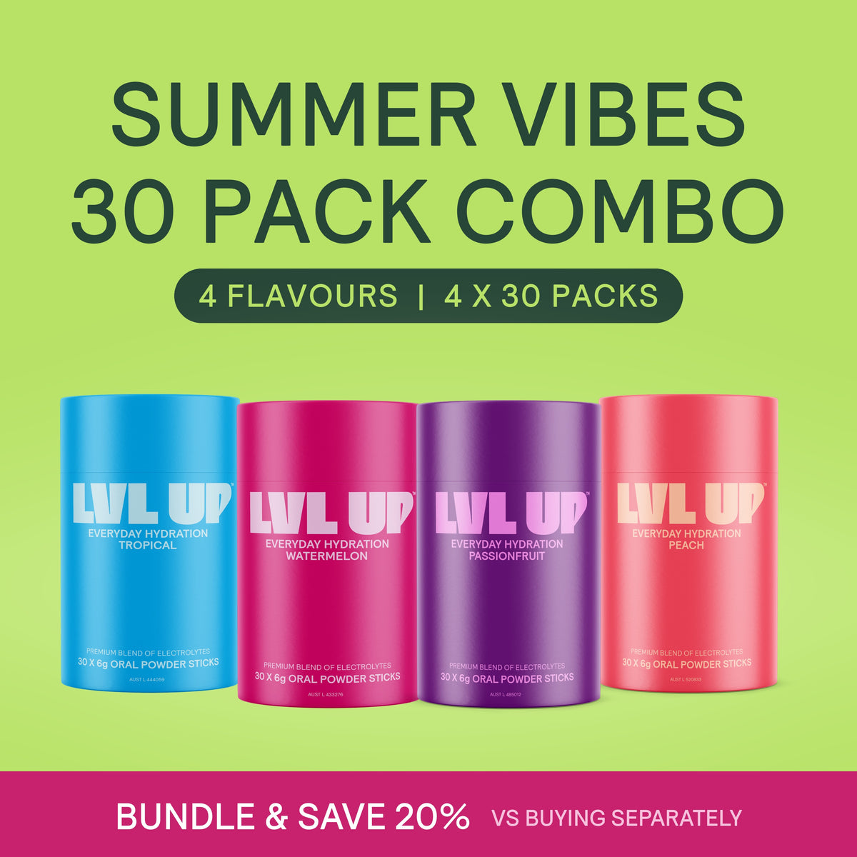 SUMMER VIBES COMBO 30 PACK